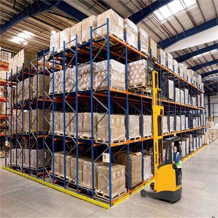 Warehouse FIFO gravity pallet sliding flow racking (5)